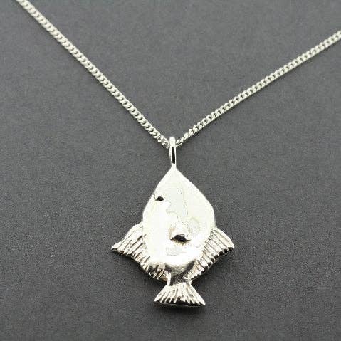 Silver sole fish pendant on 60cm link chain - sterling silver and other Purchase Wholesale 70cm sparklers. Free Returns & Net 60 Terms on Faire trending on Faire.
