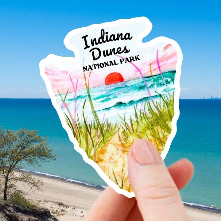 Indiana Dunes National Park Sticker for wholesale by Studio Katie