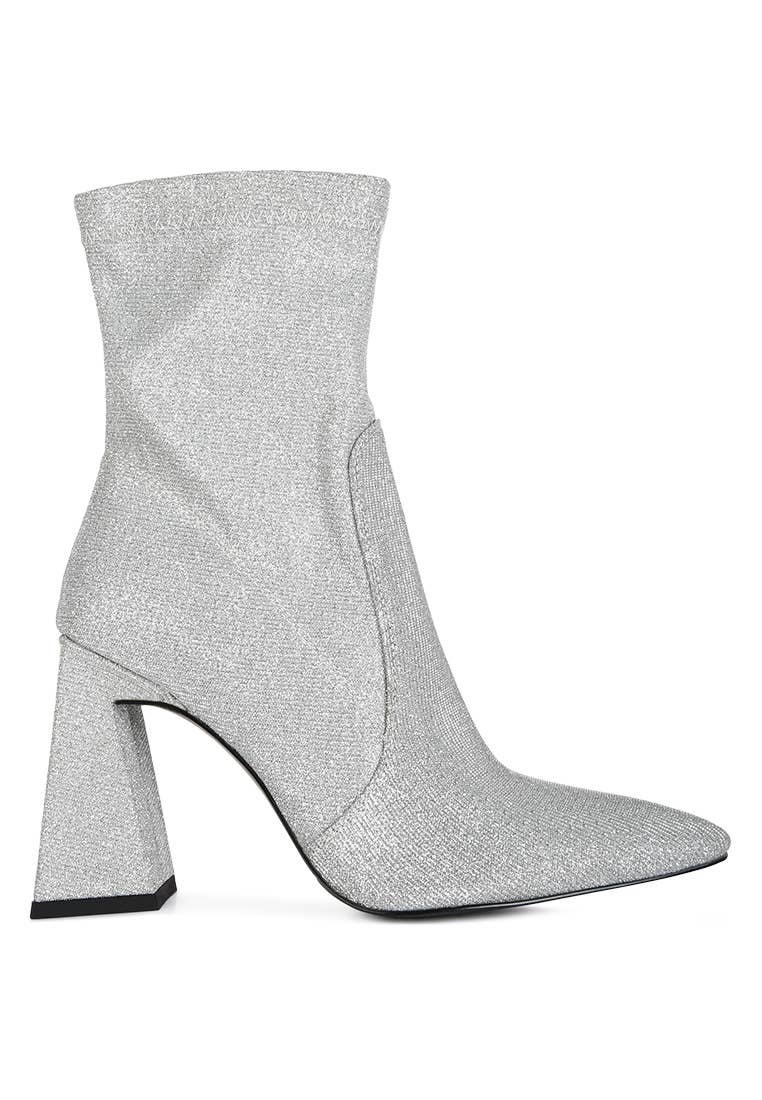 Rag Company - Wholesale Booties - Women's - Hustlers Shimmer Block Heeled Ankle Boots5