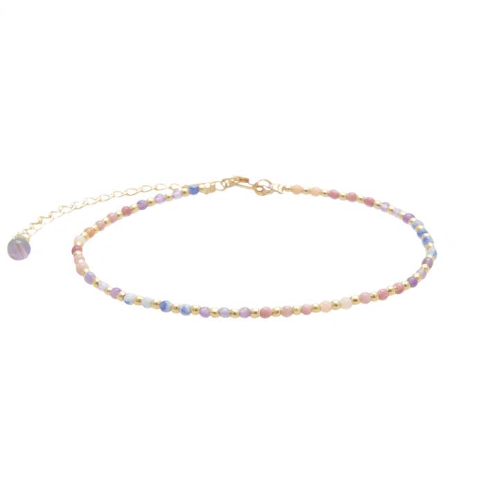Lotus and Luna - Wholesale Anklet - Energy Healer Healing 2mm Anklet