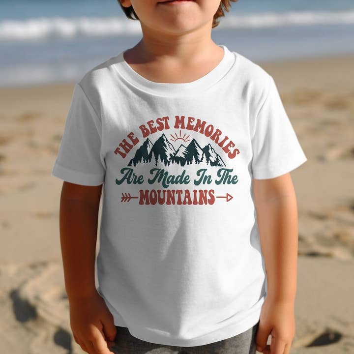 Camisa Kids Natureza, Camping, Caminhadas, Caminhadas, Camisa de Aventura ao Ar Livre, D 23 por atacado de Solana Grace