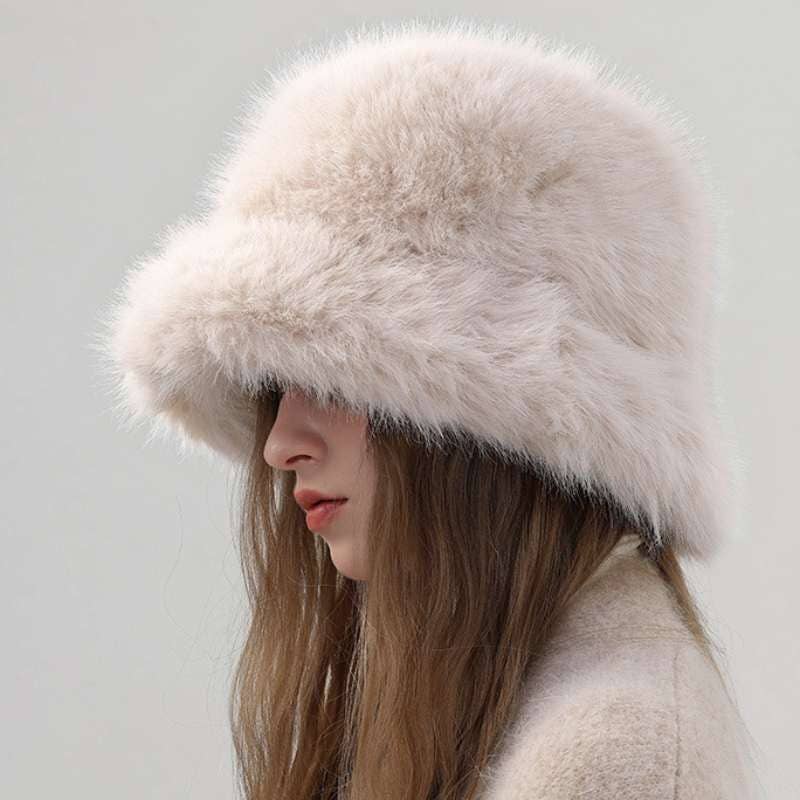 Crave by FW - Wholesale Bucket Hat - Women's - Faux Fur Bucket Hat17