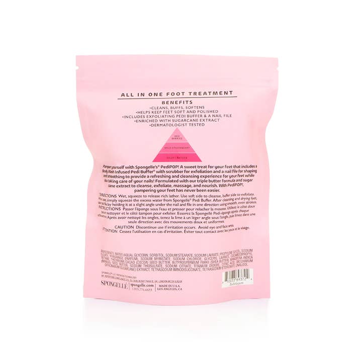 Spongellé | Christmas 2025 | Stocking Stuffers | Gifts - Wholesale Nail file - Bubblegum PediPOP Pedi Buffer & Nail File | Wellness Gifts4