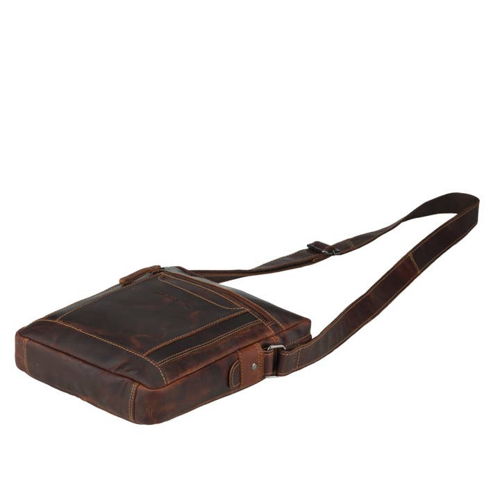 Minori Leather - Wholesale Messenger Bag - Unisex - Tokyo Leather Shoulder Bag – Unisex – Chestnut9
