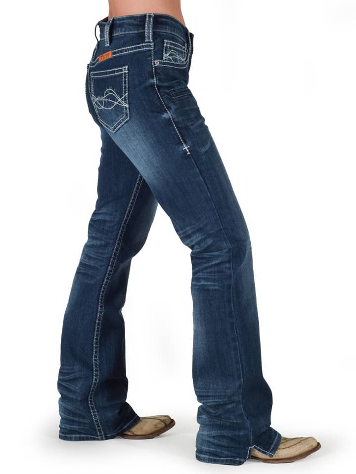 Blanco Cumbre para venta al por mayor de Cowgirl Tuff Co. / B. Tuff Jeans