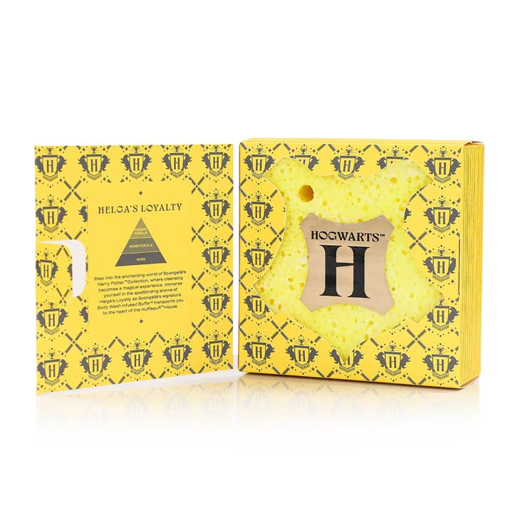 Spongellé | Christmas 2025 | Stocking Stuffers | Gifts - Wholesale Bath pouf/sponge - Hufflepuff™ Helga's Loyalty Buffer Harry Potter™ Collection4