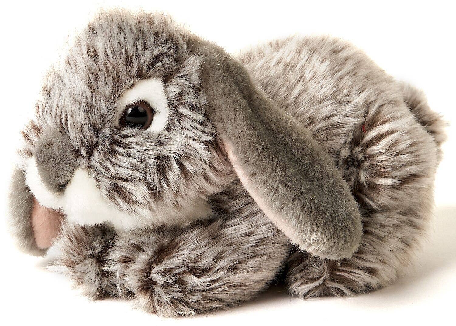 Uni Toys - Wholesale Stuffed/Plush Toy - Kids & Baby - Aries rabbit, lying down (grey) - cuddly/plush toy1