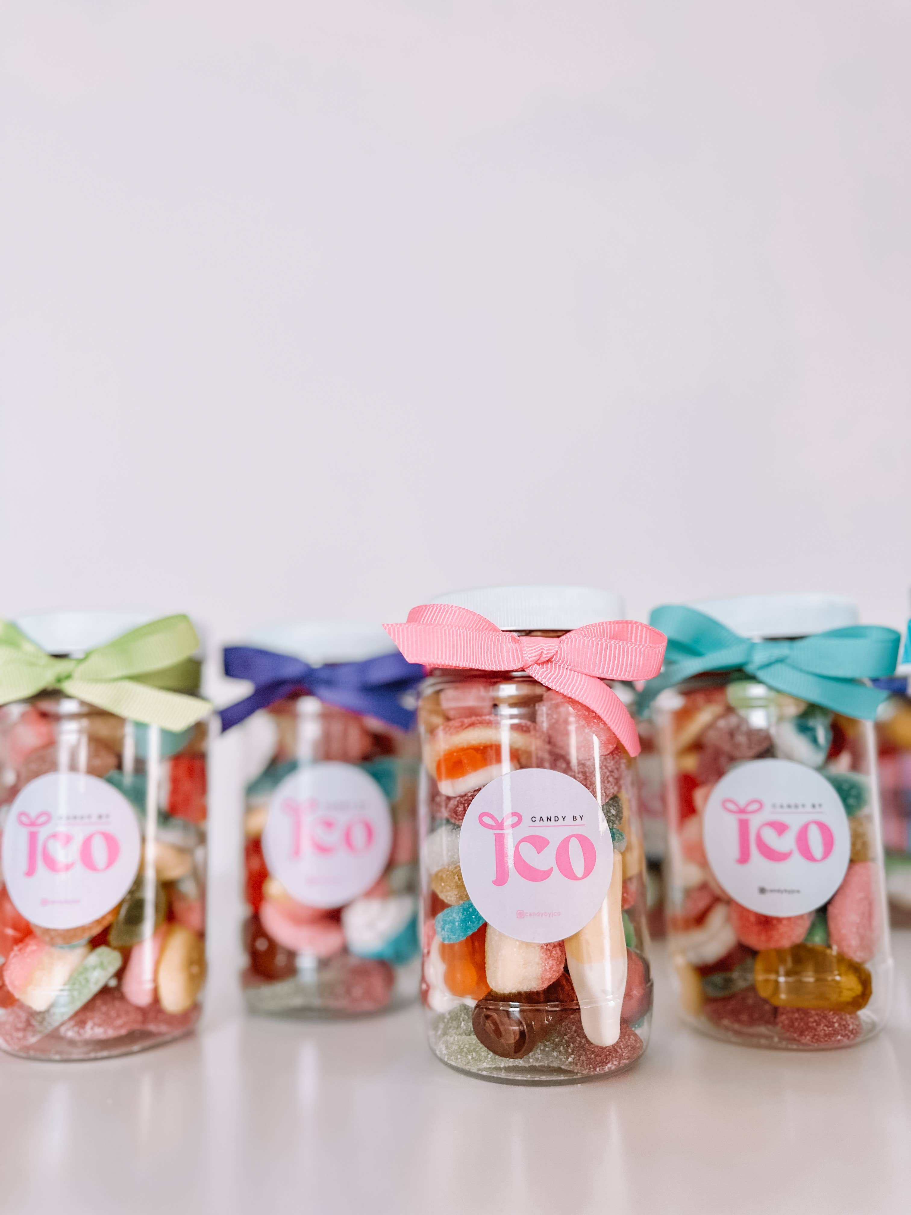 Candy by J.Co - Wholesale Gummy - The Custom Candy Jar - 8 ounce plastic jar7