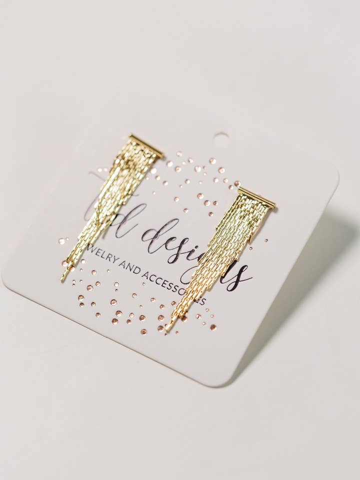 Gold Chandelier Fringe for wholesale by TLD Designs