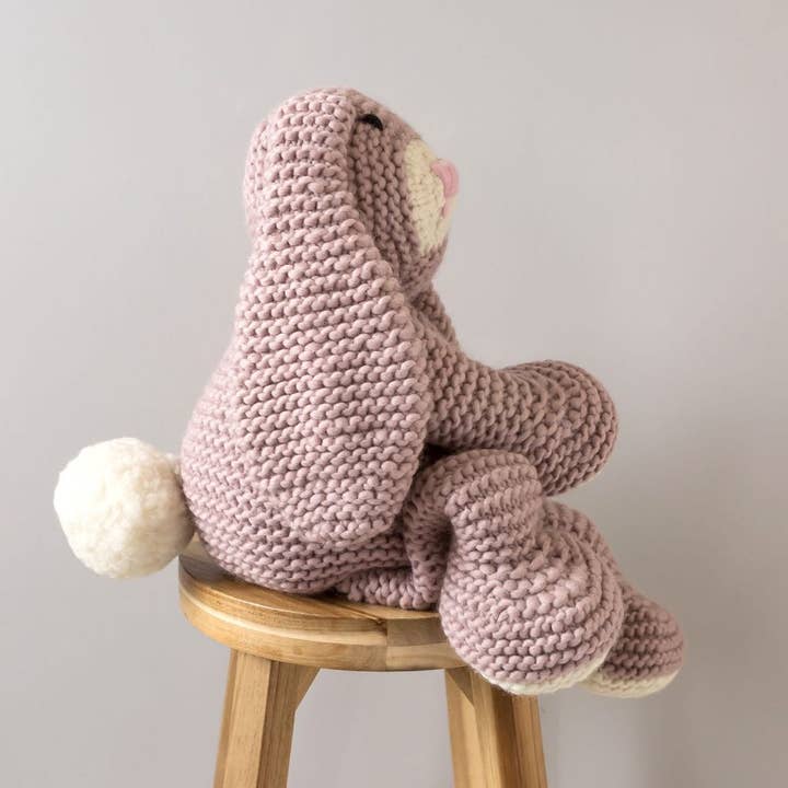 Wool Couture Company – wholesale Knitting/Crochet Supplies – Giant Mabel Bunny Knitting Kit