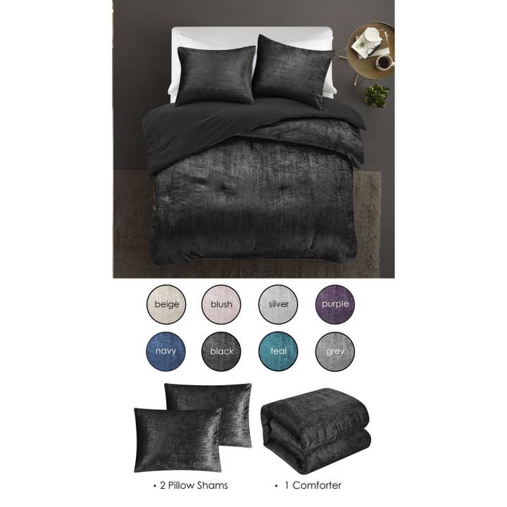 Inspired home - Wholesale Bedding Set - Moriah Comforter Set25