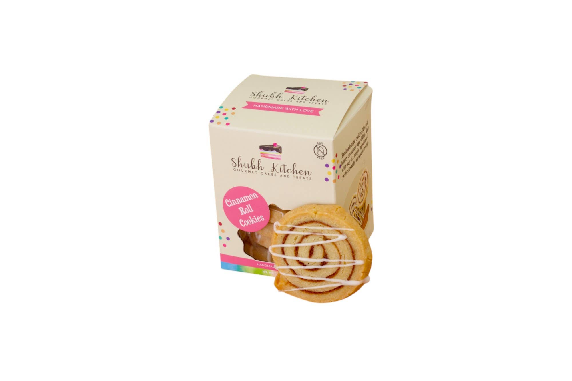 Shubh Kitchen LLC - Wholesale Cookie - Cinnamon Roll Sugar Cookies1
