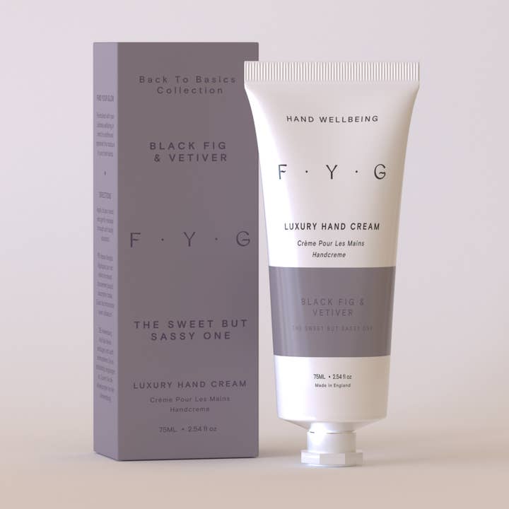 Luxury Hand Cream - Black Fig & Vetiver 75ml for wholesale by FYG