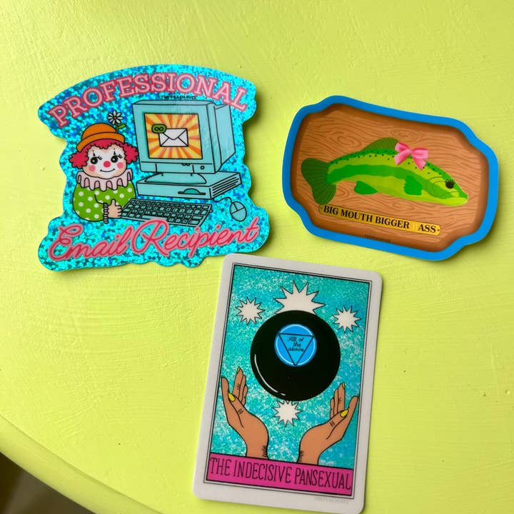 The Peach Fuzz - Wholesale Sticker - Professional Email Recipient Glitter Sticker3