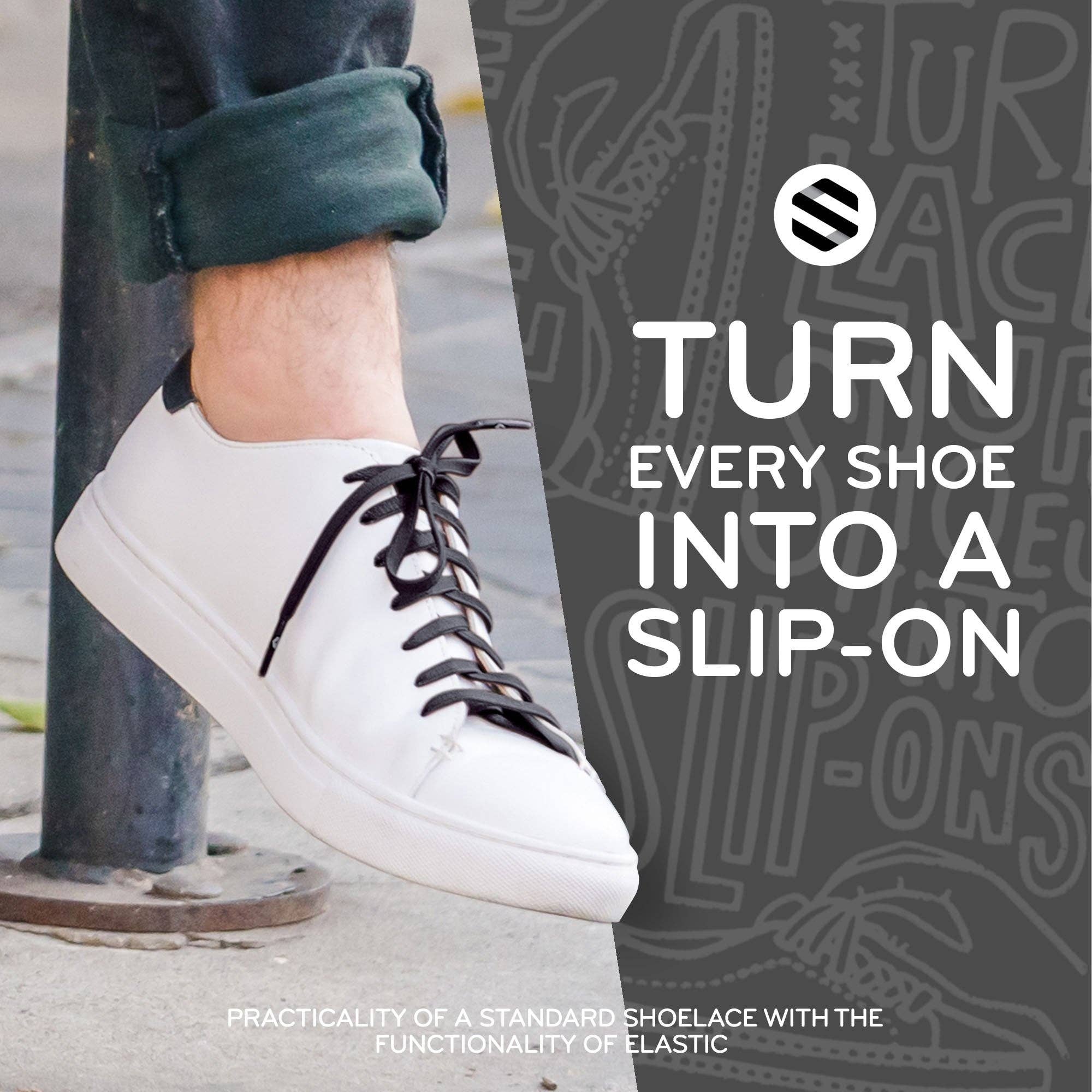 The Original Stretchlace - Vendita all'ingrosso Lacci per scarpe - Unisex - Lacci per scarpe elastici piatti27