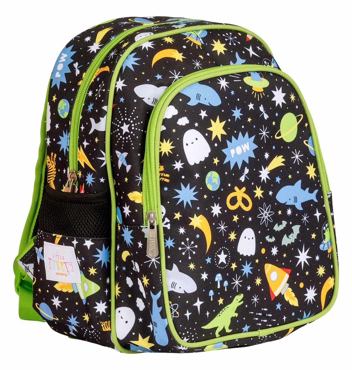A Little Lovely Company - Vente Sac à dos – enfant - Sac à dos isolé à compartiment frontal pour enfants : Galaxy1