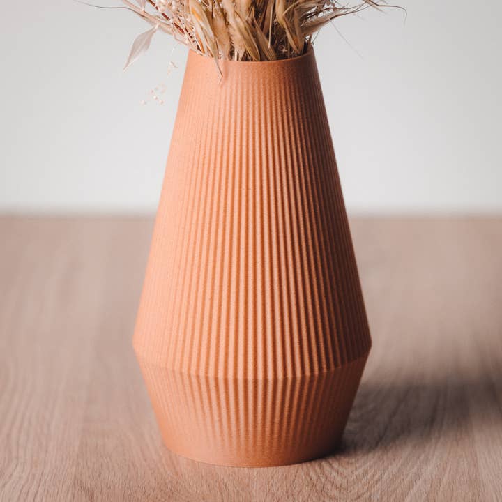 Copo Design - Wholesale Vase - Dried flowers Vase - Wood based and plastic free - Lila3