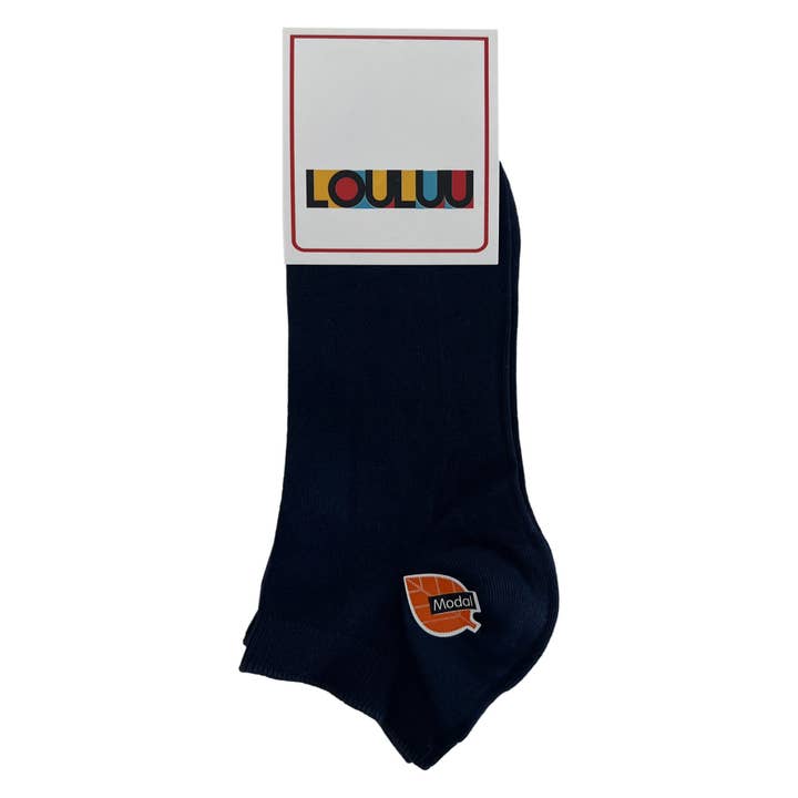 Louluu Män Mörkblå Modal Low Cut Strumpor för wholesale av Fashiontight