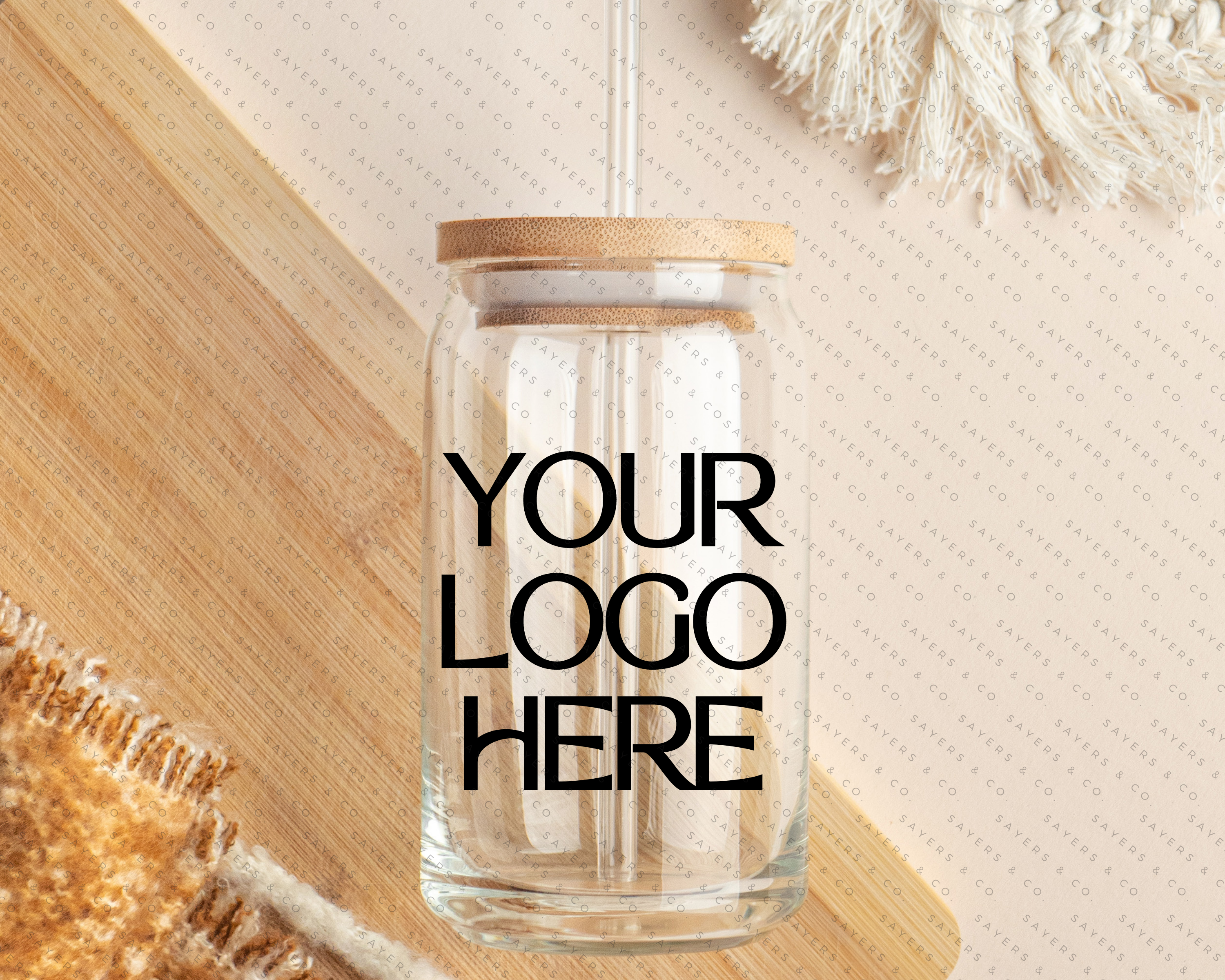 Sayers & Co. - Wholesale Drinking Glass/Cup - 16oz Glass YOUR LOGO Tumbler, Beer Glass10