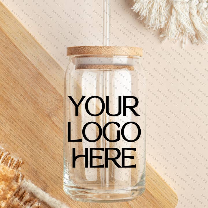 Sayers & Co. - Wholesale Drinking Glass/Cup - 16oz Glass YOUR LOGO Tumbler, Beer Glass10