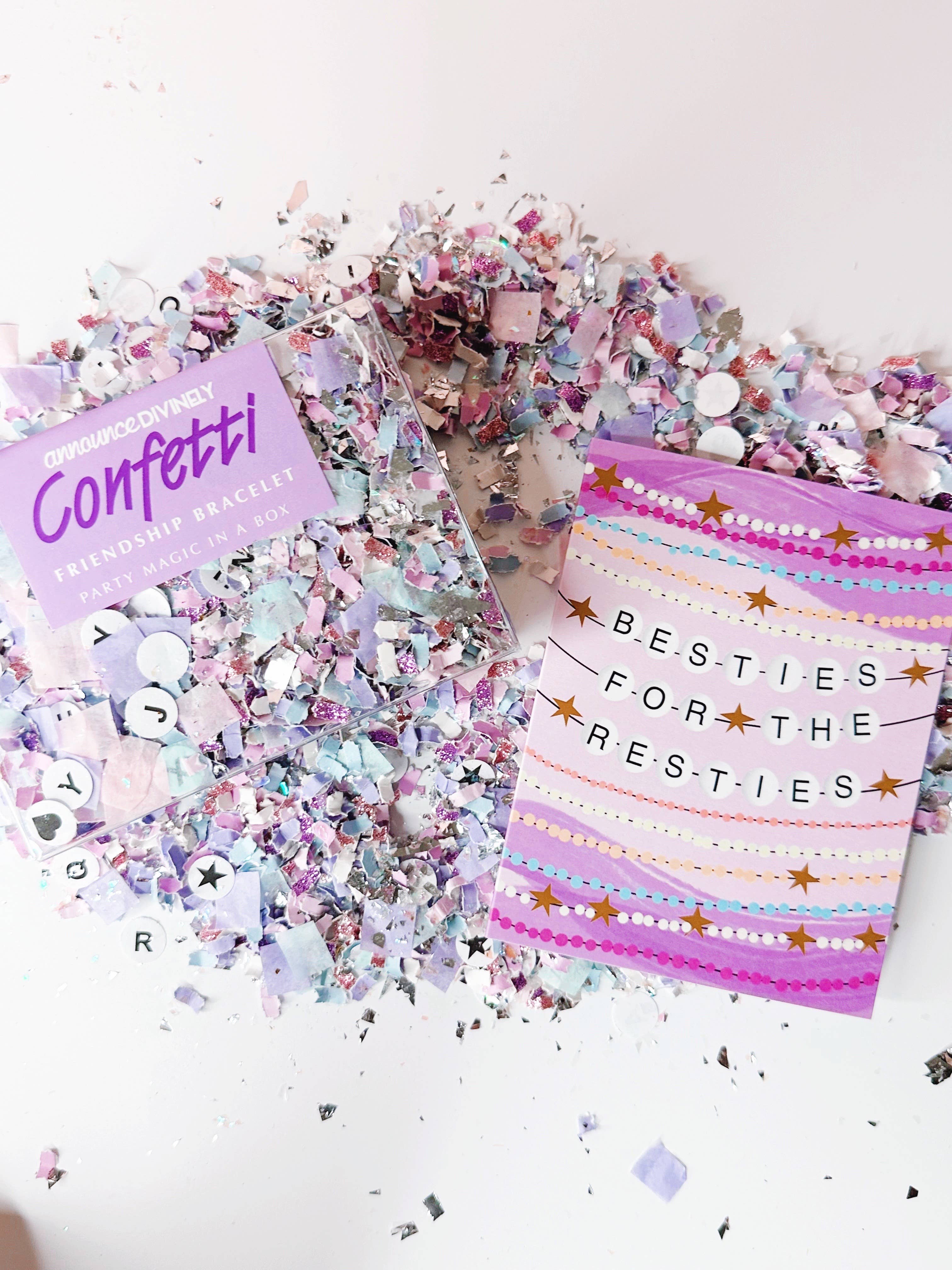 Announce Divinely - Vendita all'ingrosso Coriandoli - Confetti mix braccialetto dell'amicizia1