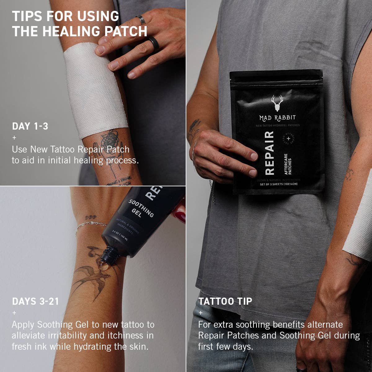 Mad Rabbit - Wholesale Tattoo Ointment/Care - New Tattoo Aftercare Intro Kit4