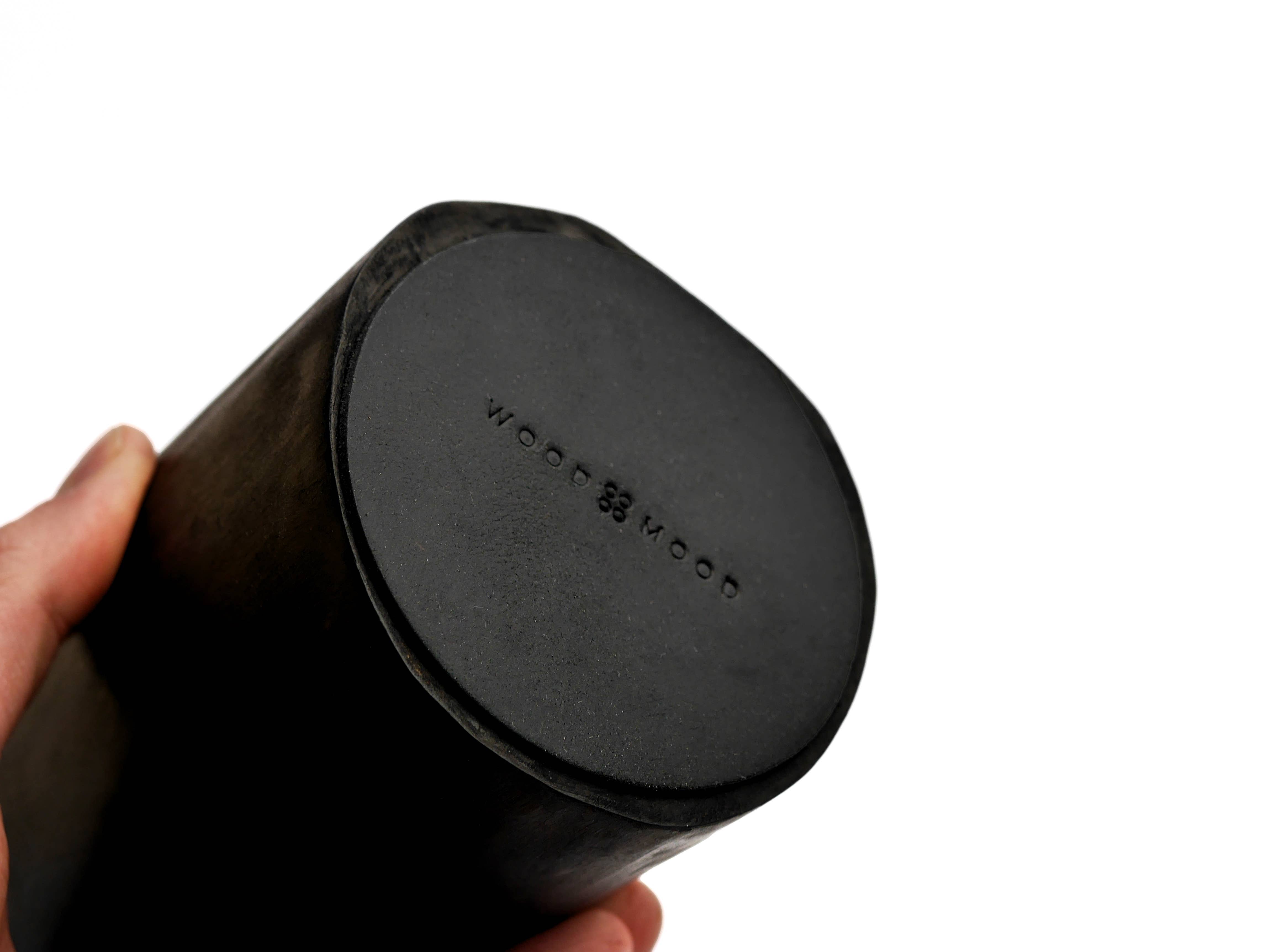 WOOD MOOD - Wholesale Jar/Filled Candle - Patchouli Midnight | refillable shou sugi ban candle2