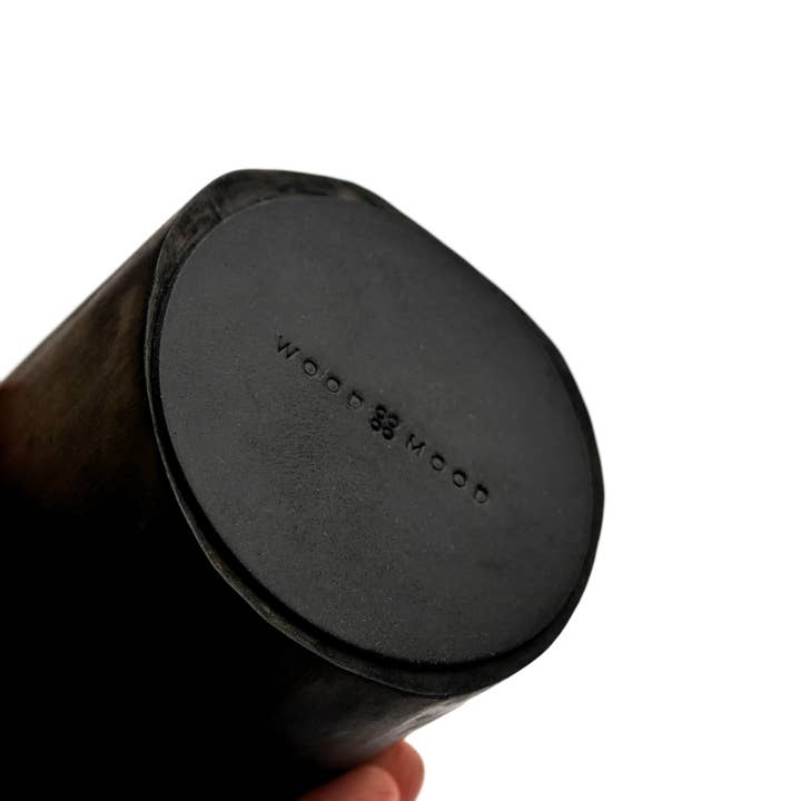 WOOD MOOD - Wholesale Jar/Filled Candle - Patchouli Midnight | refillable shou sugi ban candle2