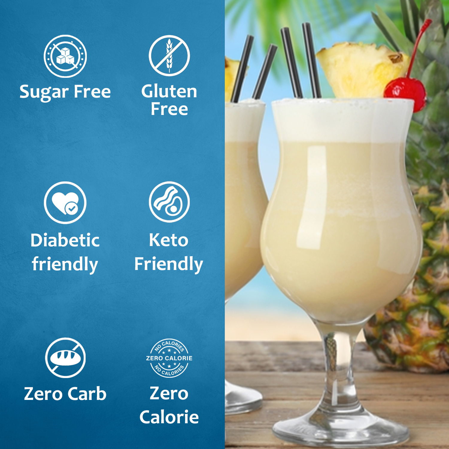 Syruvia - Wholesale Flavored Syrup - Sugar-Free Pina Colada Syrup3