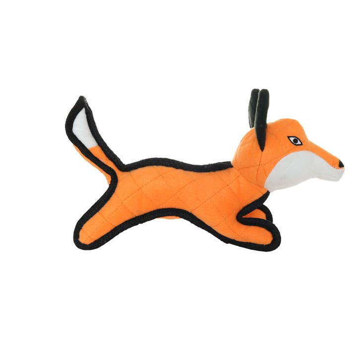 Tuffy Jr Zoo Fox, Durable, Tough, Squeaky Dog Toy for wholesale by Tuffy Dog Toys - VIP Products