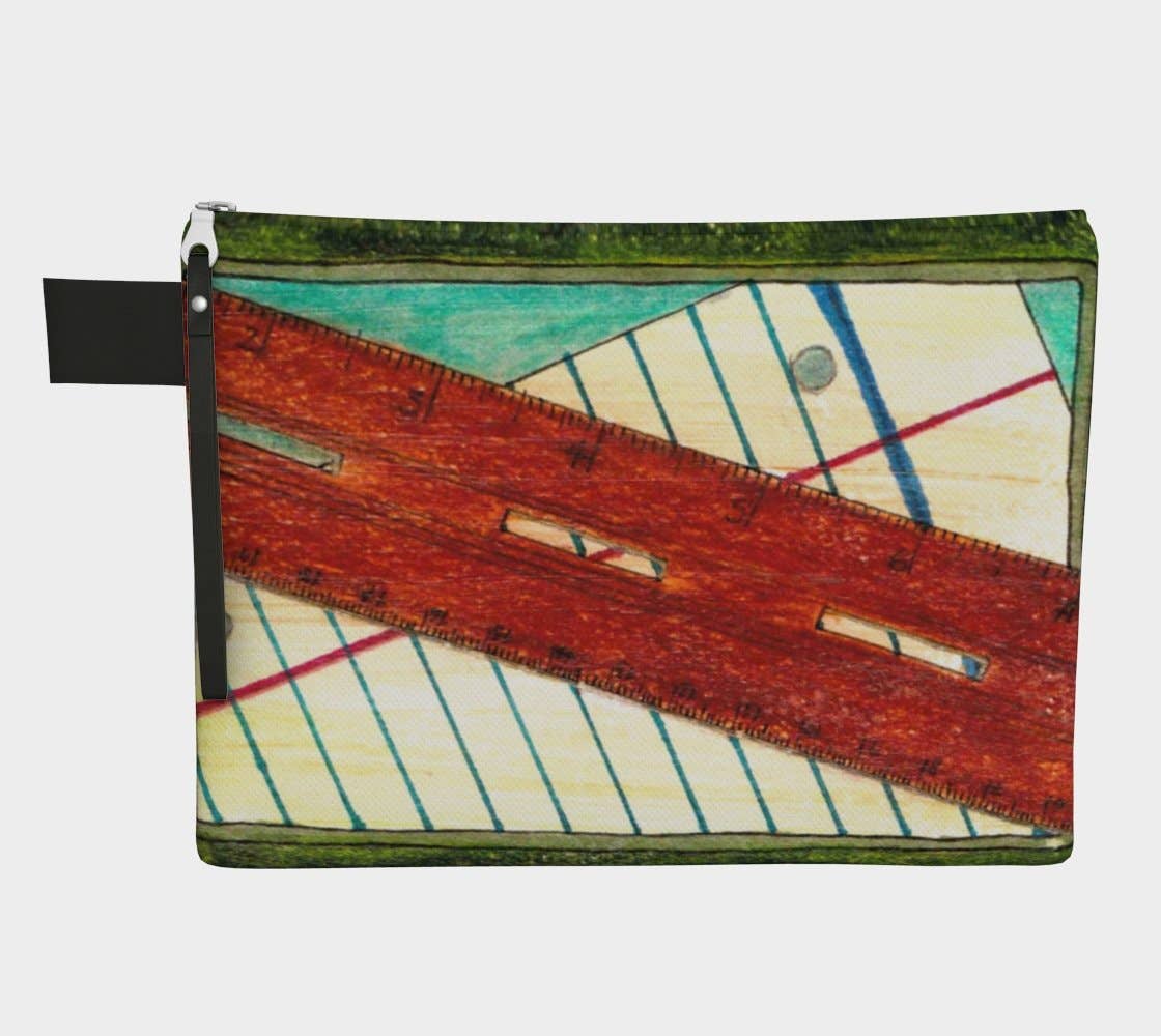 Creative Artifacts HQ - Wholesale Handtasje - Dames - Ritsbare Katoenen Canvas Draagtas | Vintage Kantoorartikelen0