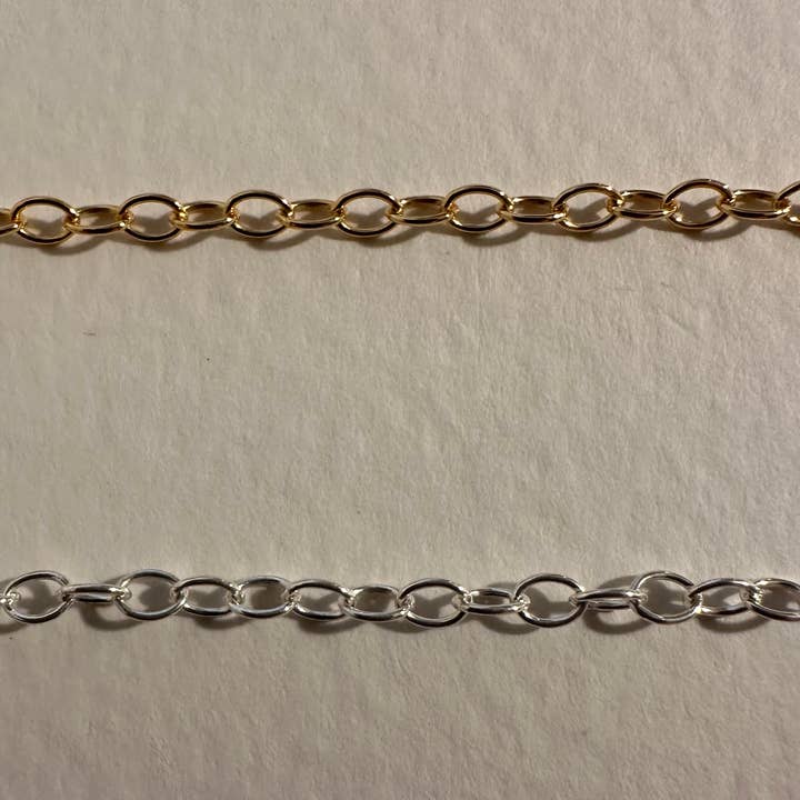 Bracciale a Catena Classica in Argento Sterling o Oro Riempito 14K per la vendita all'ingrosso da parte di wild pearl