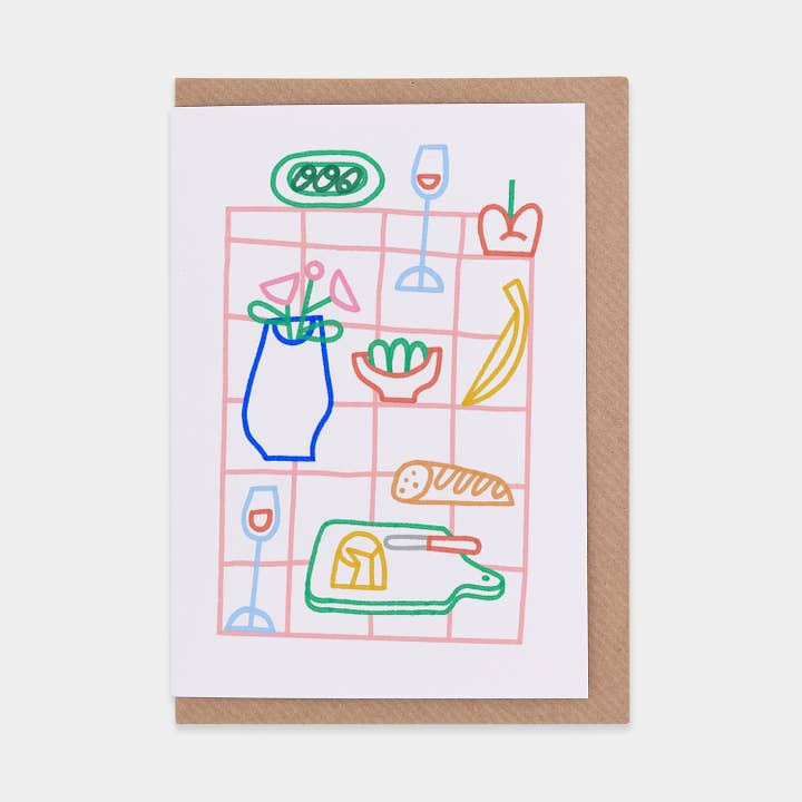 Picnic in the Sun Greetings Card for wholesale by Evermade