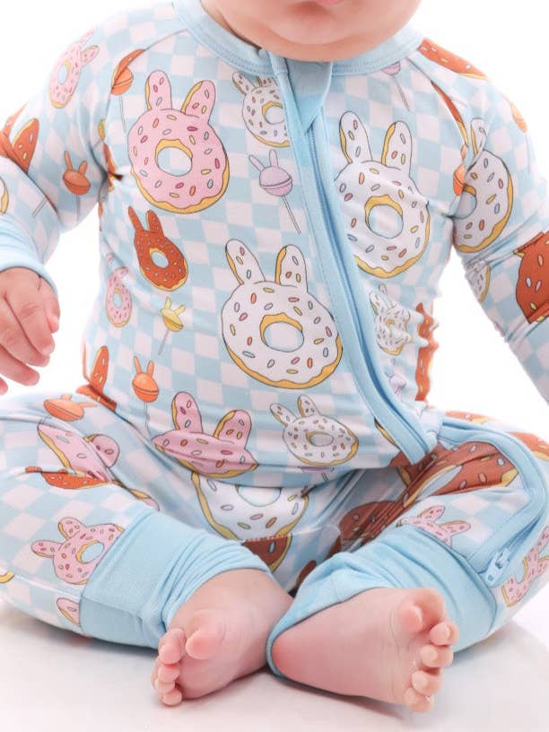 Poppy and rows - Wholesale Sleepsuit - Baby - Bunny Bites Zippy0