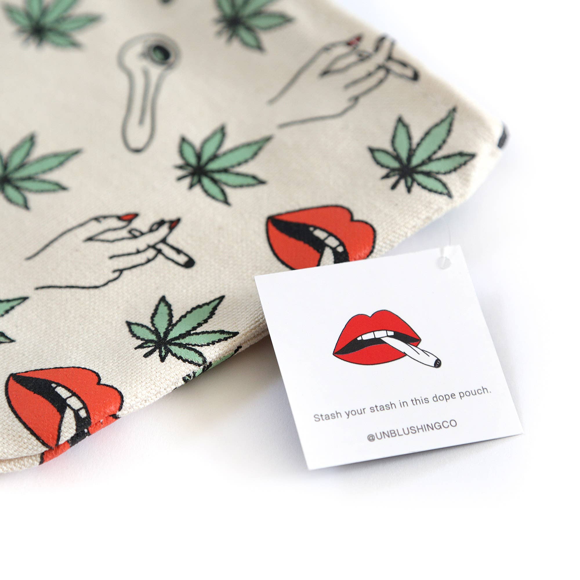 Unblushing - Wholesale Pouch - Women's - Weed Pouch Dispensary 420 Gift - High-Quality Bag Made in US3
