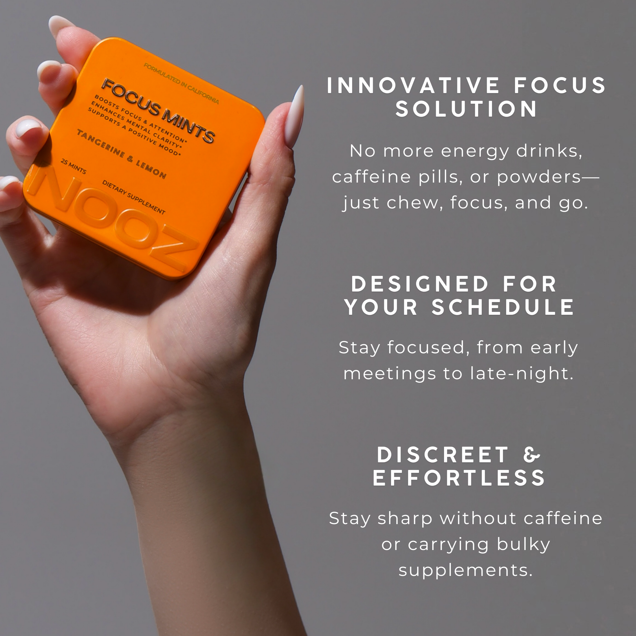 NOOZ - Wholesale Oral Supplement/Vitamin - FOCUS MINTS7