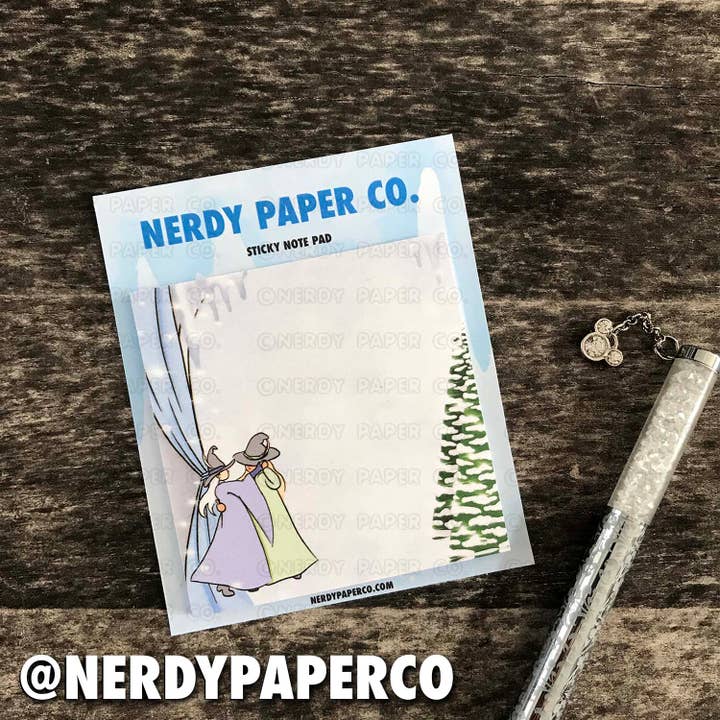 Magical Ball - Hand Drawn Wizard Sticky Notes- SN010 for wholesale by NERDY PAPER CO.
