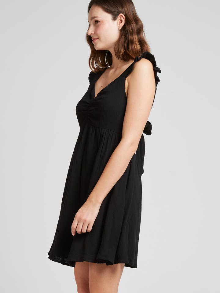 Andy & Lucy - Wholesale Dress - Women's - LILYAN - Ruffled cotton gauze dress7