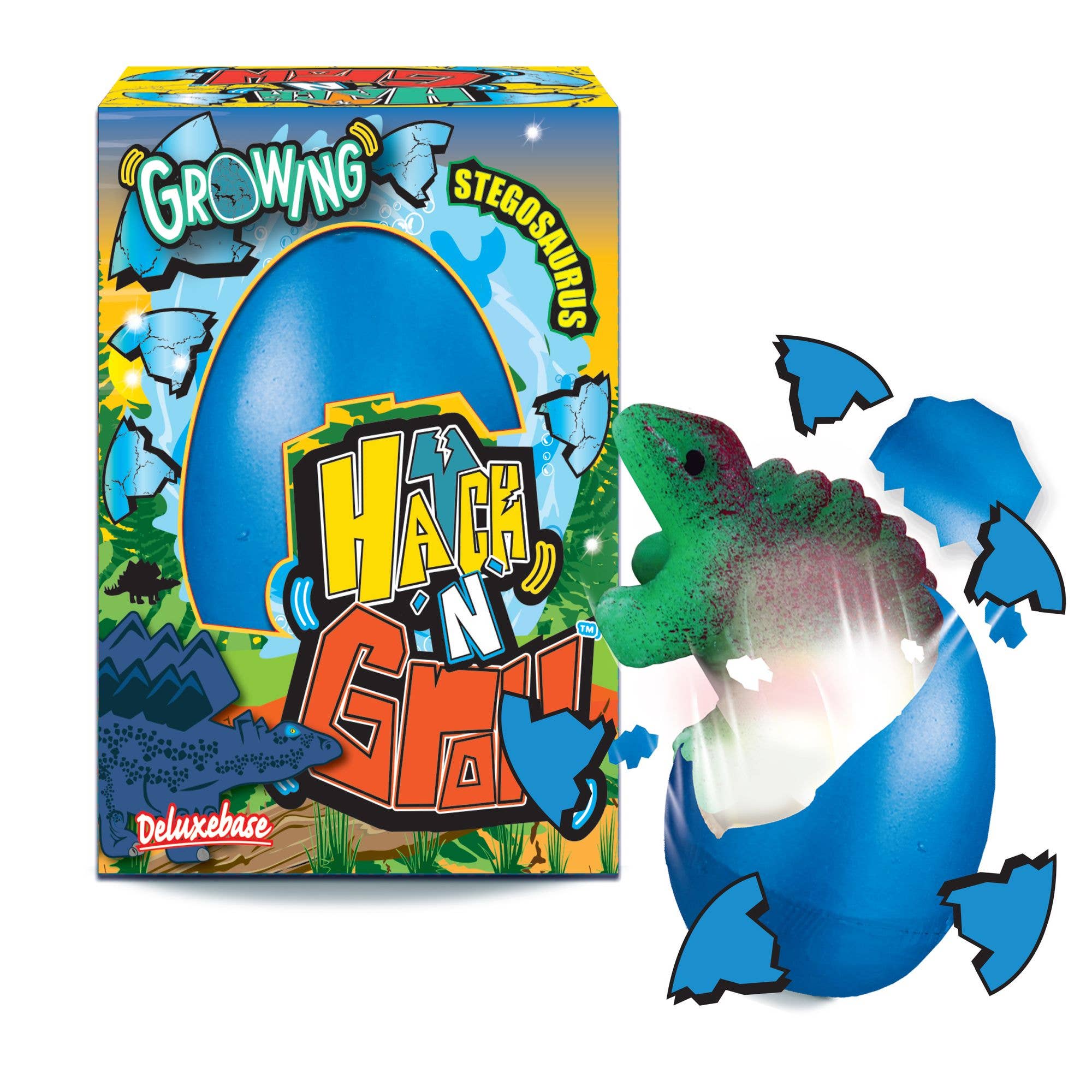 Deluxebase – wholesale Classic toy – Kids – Mini Hatch 'N' Grow - Stegosaurus Hatching Egg Toy0