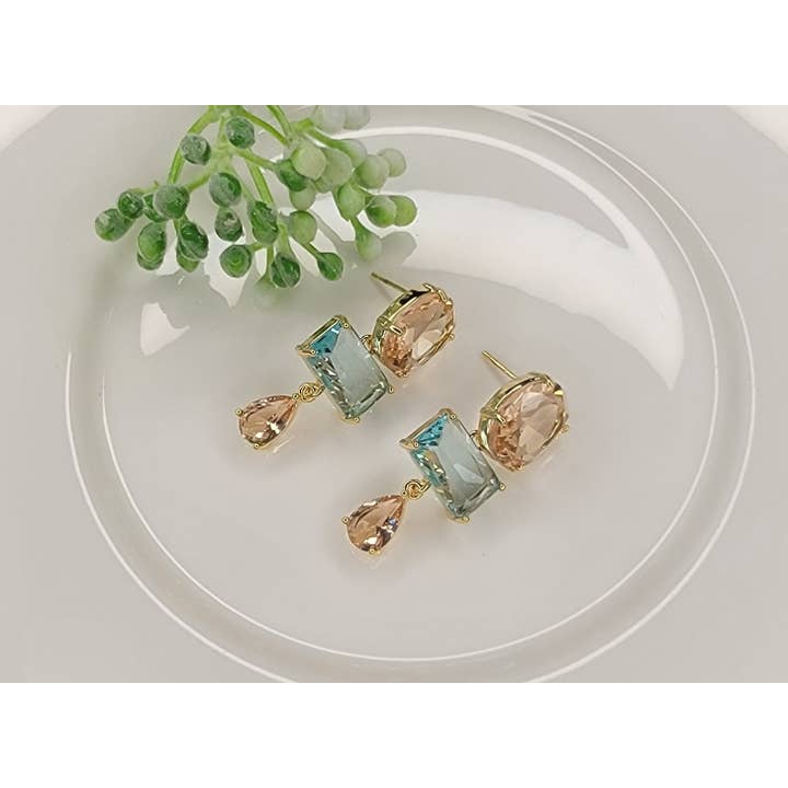 BETTYOH INC - Wholesale Dangle Earrings - Handmade Semi-precious Stone Dangle Earrings2