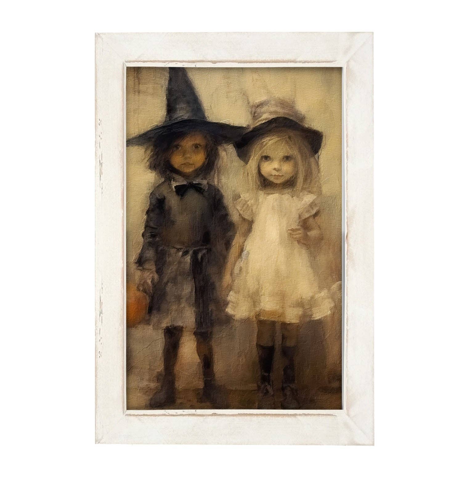 ginger blue - Wholesale Art Print - Halloween Children - Vertical Frame2