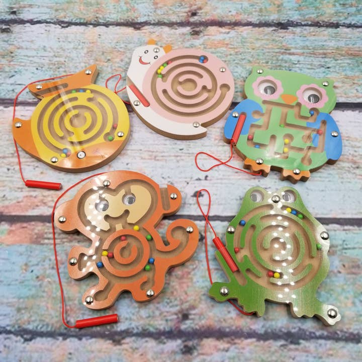 Montessori Kids Wooden Animal Magnetic Maze Toy and other Purchase Wholesale meori. Free Returns & Net 60 Terms on Faire trending on Faire.