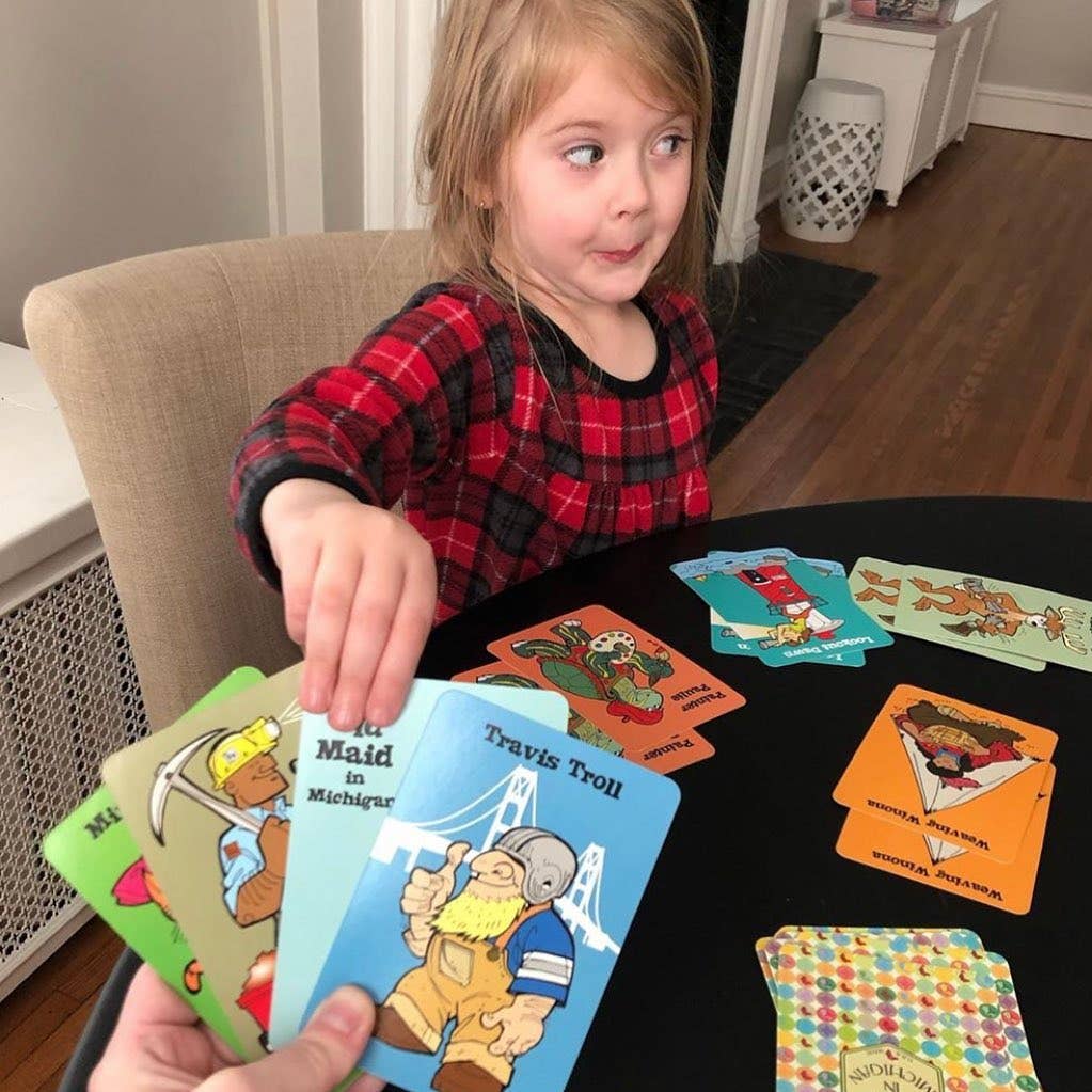 Michigan Mittens - Wholesale Playing Cards - Old Maid in Michigan Jumbo Playing Cards0