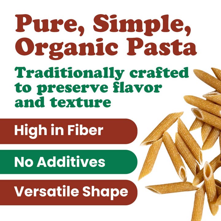Food To Live - Wholesale Pasta - Organic Pennette Whole Wheat Pasta – Made in Italy5