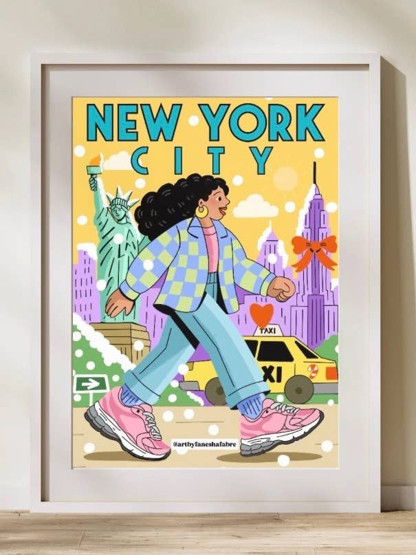 NYC wall art. New York City Art for wholesale by Fanesha Fabre
