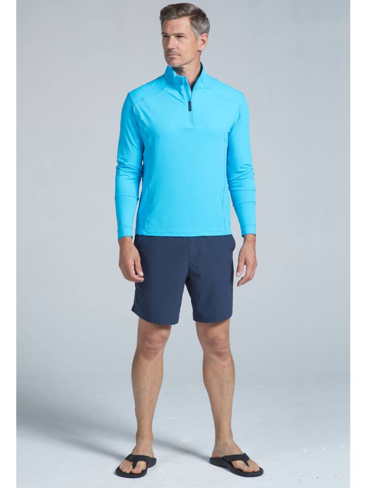 IBKÜL - Wholesale Athletic Top - Men's - Long Sleeve Mock Neck Pullover - 90199 (Modern Fit)51