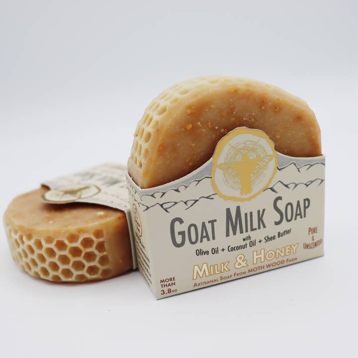 Milk & Honey Ziegenmilchseife für den Großhandel von MOTH WOOD