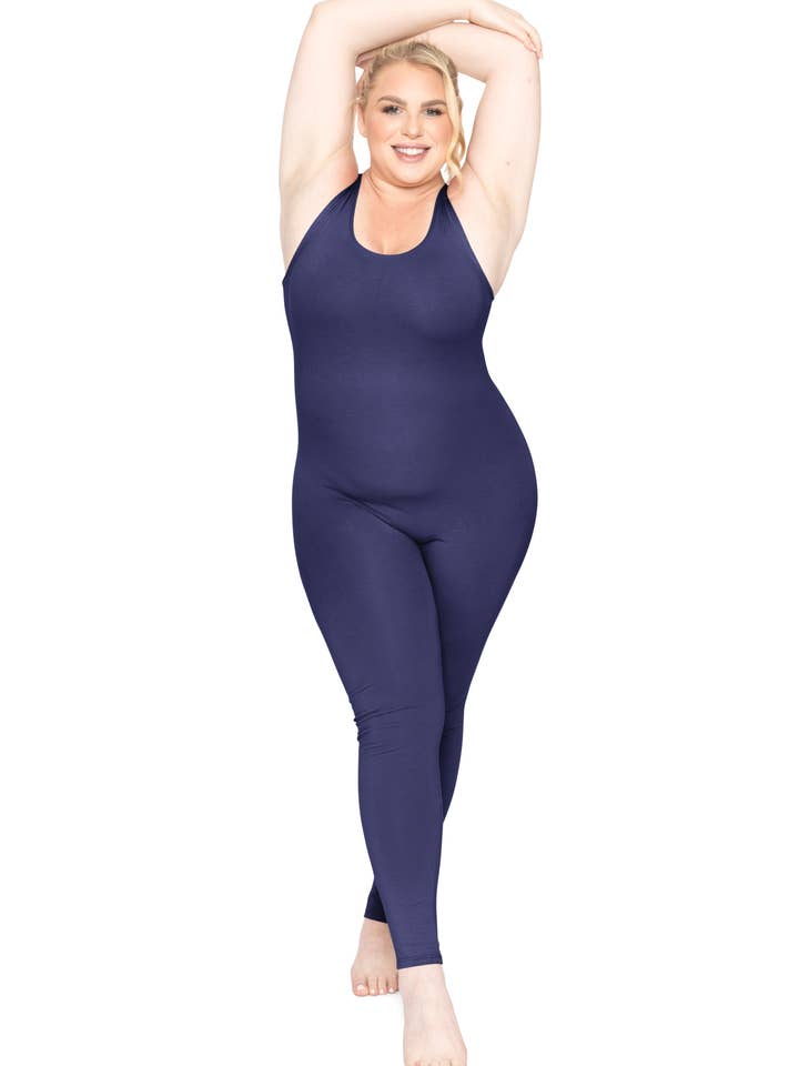 Stretch Is Comfort - Wholesale Unitard – Women′s - Women's Plus Size Teamwear Cotton Tank Unitard7