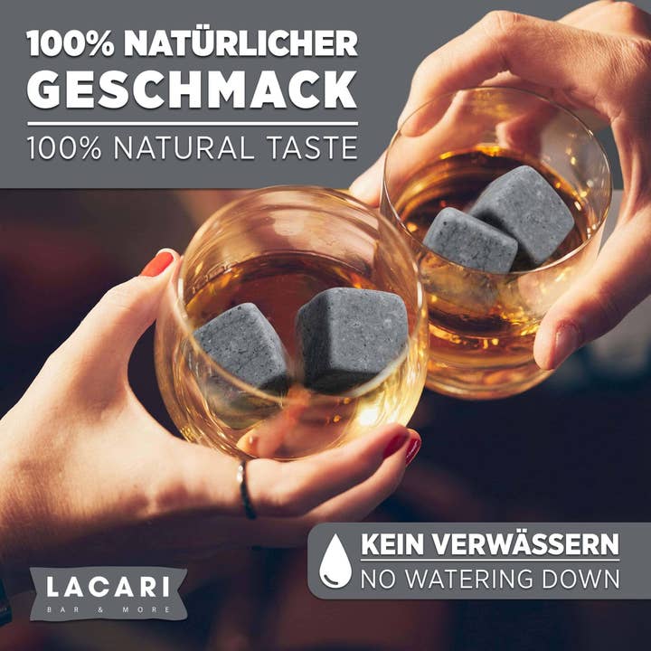 Lacari Cheers Club - Wholesale Drink Chilling Cubes - Whiskey Cooling Stones Set - Whiskey Stones4