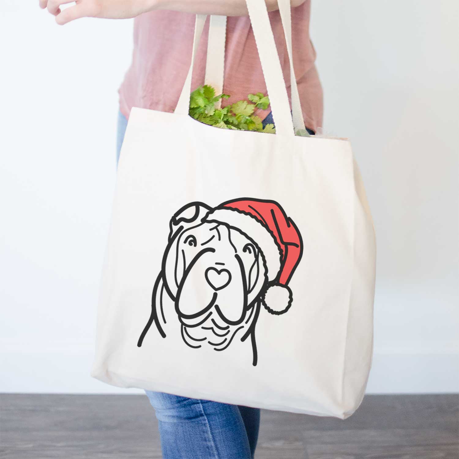 Beige Jolly Shar Pei - Tote Bag for wholesale on Faire0